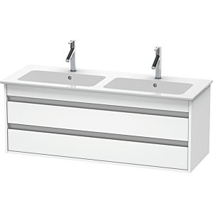 Ketho Duravit vasque KT643201818 127x47,5x48cm, 2 tiroirs, blanc , match2 mat