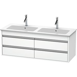 Duravit Ketho vanity unit KT643301818 127x47.5x48cm, 4 drawers, wall-hung, matt white