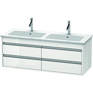Duravit Ketho vanity unit KT643302222 127x47.5x48cm, 4 drawers, wall-hung, white high gloss