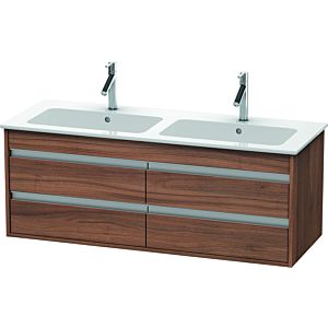 Duravit Ketho vanity unit KT643307979 127x47.5x48cm, 4 drawers, wall-hung, natural walnut