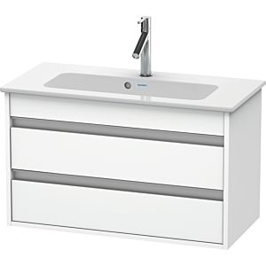 Duravit Ketho vanity unit KT645301818 80 x 38.5 cm, matt white, 2 drawers, wall-hung