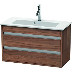 Ketho Duravit vasque KT645307979 80 x 38,5 cm, noyer naturel, 2 tiroirs, suspendu