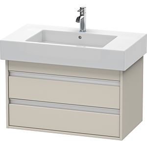 Duravit Ketho vanity unit KT664009191 80 x 45.5 cm, Taupe , 2 drawers, wall-hung