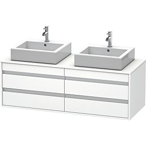 Duravit Waschtisch Unterschrank Ketho KT6657B1818 140 x 49,6 x 55 cm, weiss matt