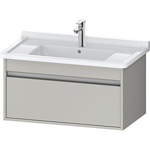 Duravit Ketho Waschtisch-Unterschrank KT666400707 80 x 45,5 cm, betongrau matt, 1 Auszug, wandhängend