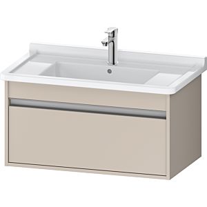 Duravit Ketho Waschtisch-Unterschrank KT666409191 80 x 45,5 cm, Taupe, 1 Auszug, wandhängend