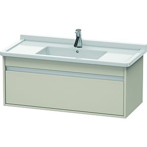 Ketho Duravit vasque KT666509191 100 x 45,5 cm, Taupe , 2000 coulissant, suspendu