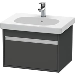 Duravit Ketho Waschtischunterschrank KT667004949 60 x 41 x 45,5 cm, Graphit Matt, für D-Code 034265