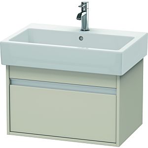 Duravit Ketho vanity unit KT668409191 65 x 44 cm, Taupe , 2000 pull-out, wall-hung