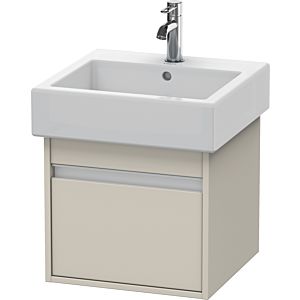 Duravit Ketho Waschtisch-Unterschrank KT668509191 45 x 44 cm, Taupe, 1 Auszug, wandhängend