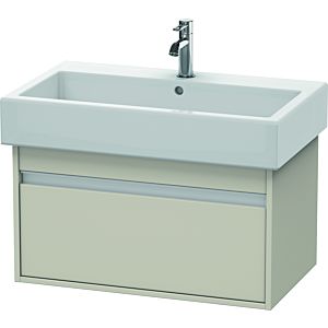 Duravit Ketho Waschtisch-Unterschrank KT668709191 75 x 44 cm, Taupe, 1 Auszug, wandhängend