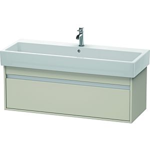 Duravit Ketho Waschtisch-Unterschrank KT668909191 115 x 44 cm, Taupe, 1 Auszug, wandhängend
