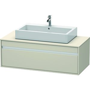 Duravit Ketho meuble sous-vasque KT669609191 120 x 55 cm, Taupe , pour Vasques  à poser milieu, 2000 coulissant, suspendu