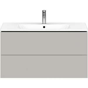 Duravit L-Cube vanity unit LC624200707 102 x 48, 2000 cm, concrete gray matt, 2 drawers, wall-hung