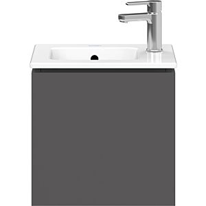 Duravit L-Cube Waschtisch-Unterschrank LC6272L4949 42x29,4x40cm, wandhängend, Tür links, graphit matt