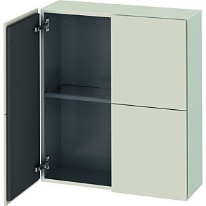 Duravit L-Cube Halbhochschrank LC116709191 70x24,3x80cm, 2 Türen, taupe matt