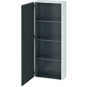 Duravit L-Cube armoire moyenne haute LC1169L2222 50x24,3x132cm, porte à gauche, blanc haute brillance