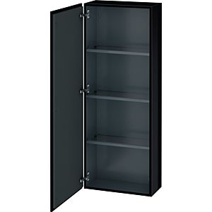 L-Cube Duravit 50x24.3x132cm de LC1169L4040 haute armoire, porte à gauche, noir brillant