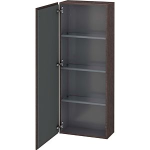 Duravit L-Cube Halbhochschrank LC1169L7272 50x24,3x132cm, Tür links, eiche dunkel gebürstet