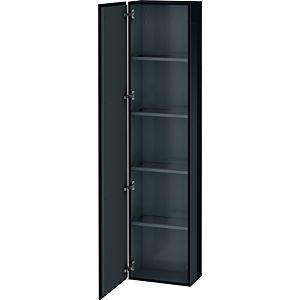 Duravit L-Cube cabinet LC1170L4040 40x24.3x176cm, door on the left, black high gloss
