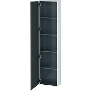 Duravit L-Cube Hochschrank LC1170L8585 40x24,3x176cm, Tür links, weiß hochglanz