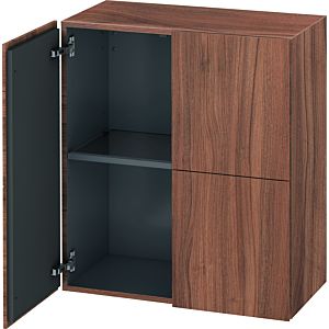 Duravit L-Cube armoire moyenne haute LC117707979 70x36,3x80cm, 2 portes, noyer naturel