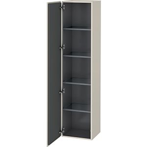 Duravit L-Cube Hochschrank LC1180L9191 40x36,3x176cm, Tür links, taupe matt