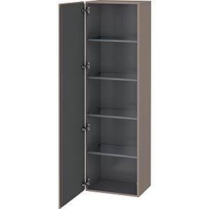 Duravit L-Cube cabinet LC1181L4343 50x36.3x176cm, door on the left, basalt matt