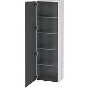 Duravit L-Cube Hochschrank LC1181L8585 50x36,3x176cm, Tür links, weiß hochglanz