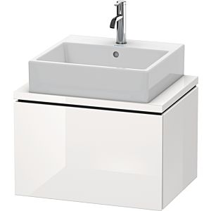 L-Cube Duravit vasque LC580002222 62 x 47,7 cm, blanc brillant, pour console, 2000 coulissant