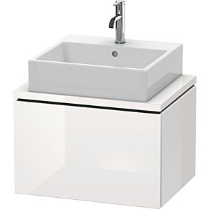 Duravit L-Cube Waschtisch-Unterschrank LC580008585 62 x 47,7 cm, weiß hochglanz, für Konsole, 1 Auszug