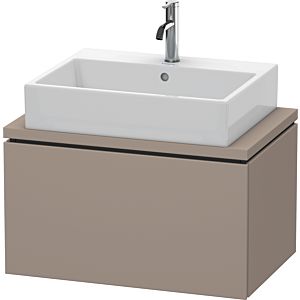 L-Cube Duravit vasque LC580104343 72 x 47,7 cm, basalte mat, pour console, coulissant 2000