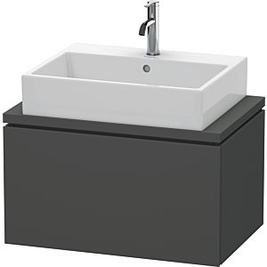 Duravit L-Cube Waschtisch-Unterschrank LC580104949 72 x 47,7 cm, graphit matt, für Konsole, 1 Auszug