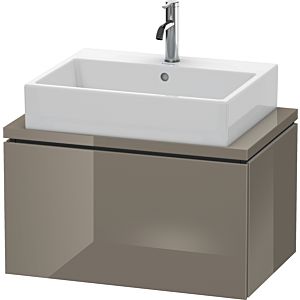 Duravit L-Cube Waschtisch-Unterschrank LC580108989 72 x 47,7 cm, flannel grey hochglanz, für Konsole, 1 Auszug