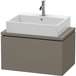 L-Cube Duravit vasque LC580109090 72 x 47,7 cm, flanelle gris soie mat, pour console, coulissant 2000