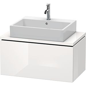 L-Cube Duravit vasque LC580202222 82 x 47,7 cm, blanc brillant, pour console, 2000 coulissant