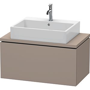 Duravit L-Cube vanity unit LC580204343 82 x 47.7 cm, basalt matt, for console, 2000 pull-out