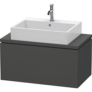 L-Cube Duravit vasque LC580204949 82 x 47,7 cm, graphite mat, pour console, coulissant 2000
