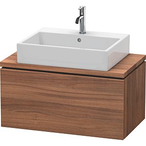 L-Cube Duravit vasque LC580207979 82 x 47,7 cm, noyer naturel, pour console, coulissant 2000