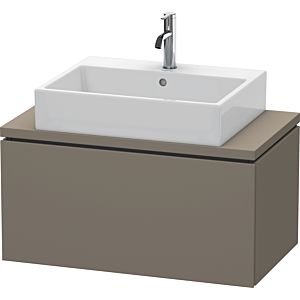 L-Cube Duravit vasque LC580209090 82 x 47,7 cm, flanelle gris soie mat, pour console, coulissant 2000