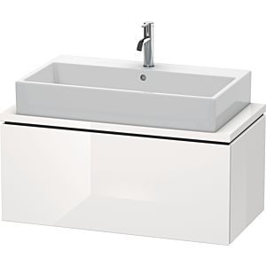 L-Cube Duravit vasque LC580302222 92 x 47,7 cm, blanc brillant, pour console, 2000 coulissant