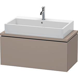 Duravit L-Cube vanity unit LC580304343 92 x 47.7 cm, basalt matt, for console, 2000 pull-out