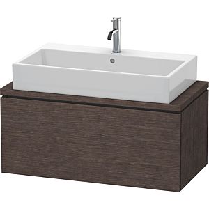 L-Cube Duravit vasque LC580307272 92 x 47,7 cm, chêne foncé brossé, pour console, coulissant 2000