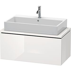 Duravit L-Cube vanity unit LC580308585 92 x 47.7 cm, white high gloss, for console, 2000 pull-out