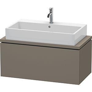 Duravit L-Cube Waschtisch-Unterschrank LC580309090 92 x 47,7 cm, flannel grey seidenmatt, für Konsole, 1 Auszug