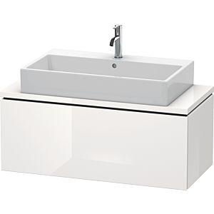 Duravit L-Cube Waschtisch-Unterschrank LC580408585 102 x 47,7 cm, weiß hochglanz, für Konsole, 1 Auszug