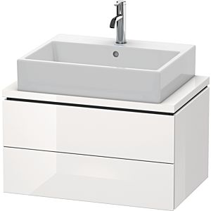Duravit L-Cube vanity unit LC580602222 72 x 47.7 cm, white high gloss, for console, 2 drawers