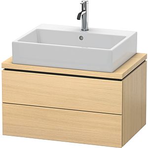 Duravit L-Cube Waschtisch-Unterschrank LC580607171 72 x 47,7 cm, mediterane eiche, für Konsole, 2 Schubkästen
