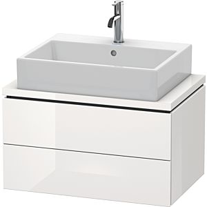 Duravit L-Cube vanity unit LC580608585 72 x 47.7 cm, white high gloss, for console, 2 drawers