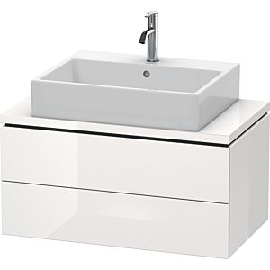 Duravit L-Cube vanity unit LC580708585 82 x 47.7 cm, white high gloss, for console, 2 drawers